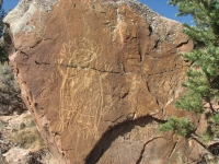 Our final Dinwoody style petroglyph